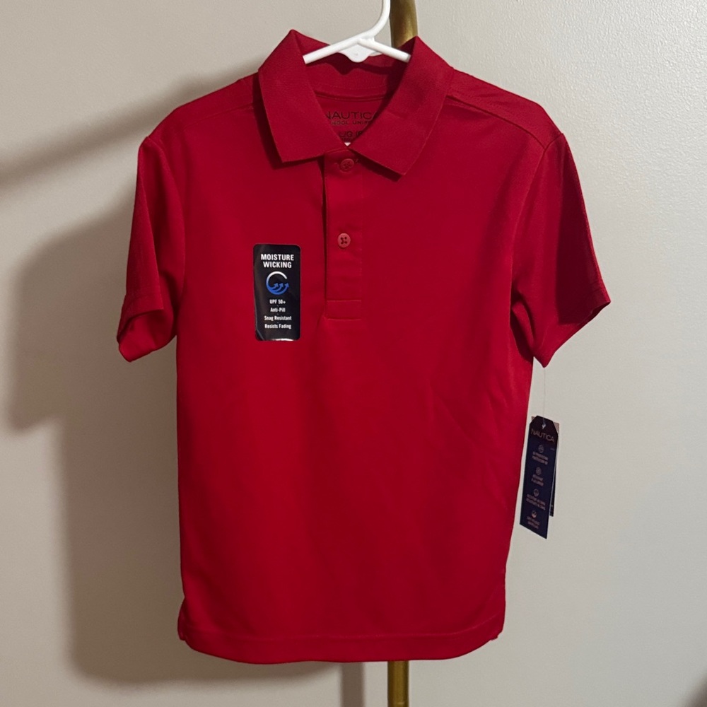 Nautica Red Kids Polo Shirt